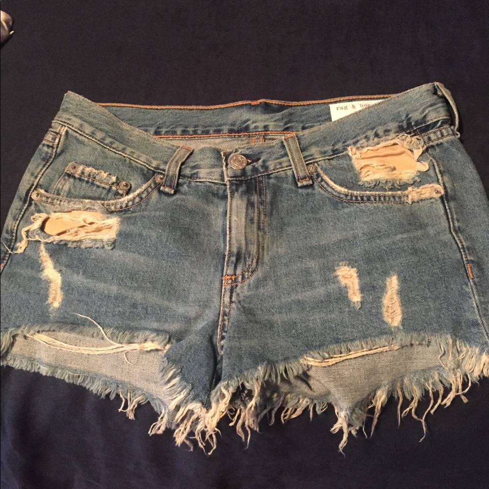 Rag & bone cut off short
